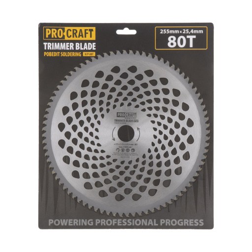 Nôž krovinorezu (kotúč) (D255*25,4) 80T PROCRAFT - 3