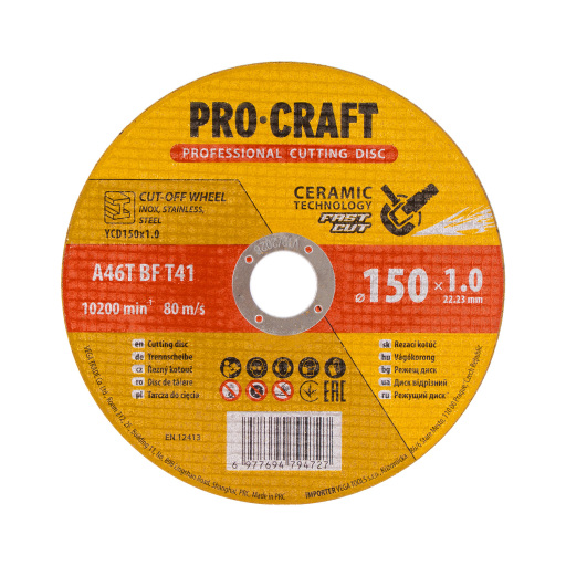 Rezný kotúč Procraft s keramickým zrnom YСD150x1.0 - 2