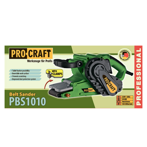 Pásová brúska PROCRAFT PBS1010 - 7