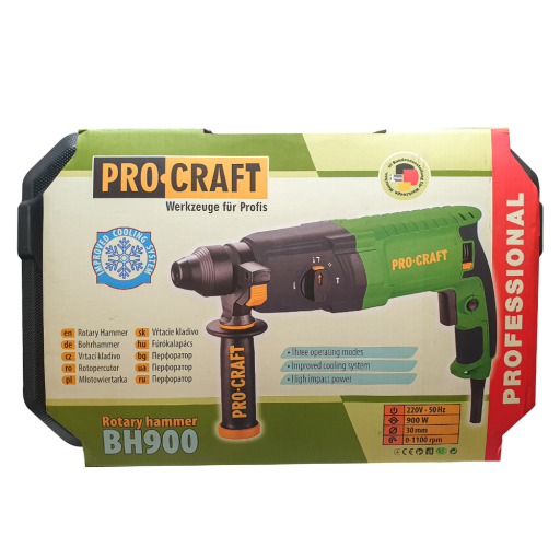 Kombinované vŕtacie a sekacie kladivo Procraft SDS Plus BH900 - 11