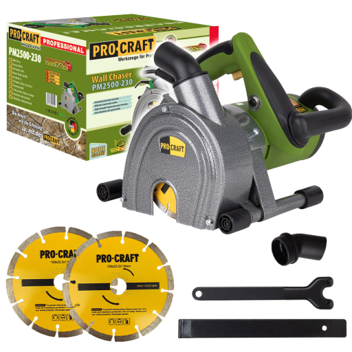 Fréza na drážky do muriva Procraft PM2500-230 - 1