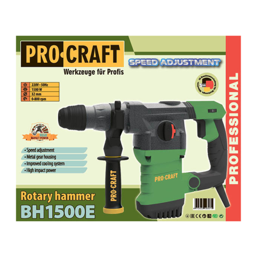 Procraft BH1500E Kombinované vŕtacie a sekacie kladivo SDS Plus - 6