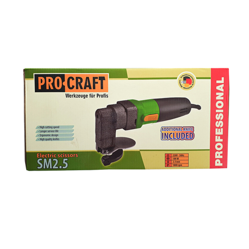 Procraft SM 2,5 elektrické nožnice na plech - 5