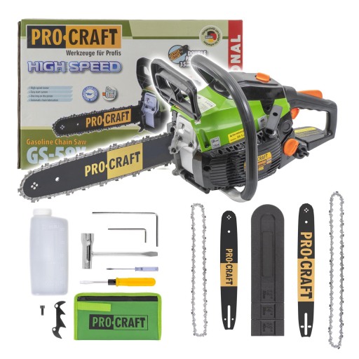 Procraft GS-58X Benzínová reťazová píla - 1
