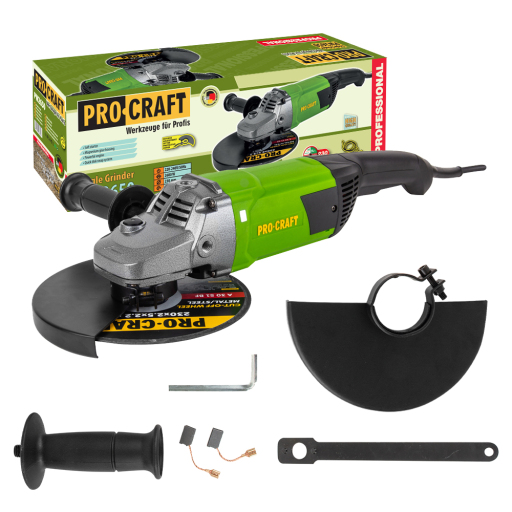 Uhlová brúska Procraft PW2650, 230 mm - 1