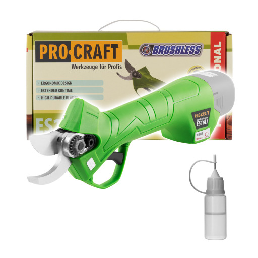 Akumulátorové nožnice na konáre Procraft ES16Li bez akumulátora - 1