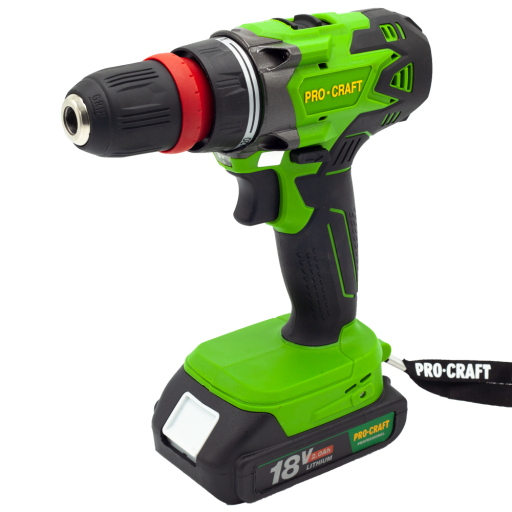 Akumulátorový vŕtací skrutkovač Procraft PA18DFRbb - 1
