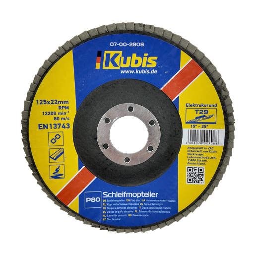 Uhlová brúska Procraft PW1050 + 10x rezací kotúč CD125x1,0 , 2x lamelový kotúč - 29