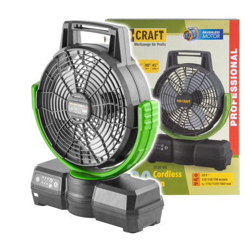 Aku ventilátor Procraft CF20 (bez batérie a nabíjačky) - 1