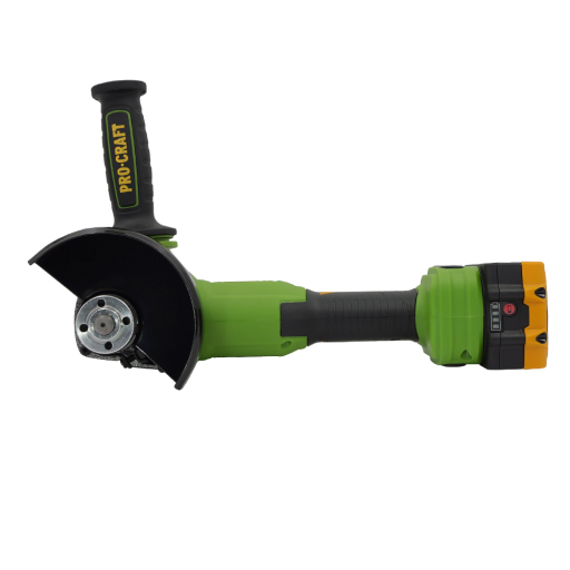Aku uhlová brúska Procraft PWA220 + rýchloupínacia matica, 10× rezací kotúč CD125×1.0 - 7
