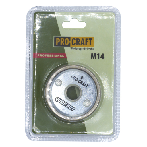 Uhlová brúska Procraft PW2200ES + rýchloupínacia matica RM14, 10x rezací kotúč CD180x1,6 - 11