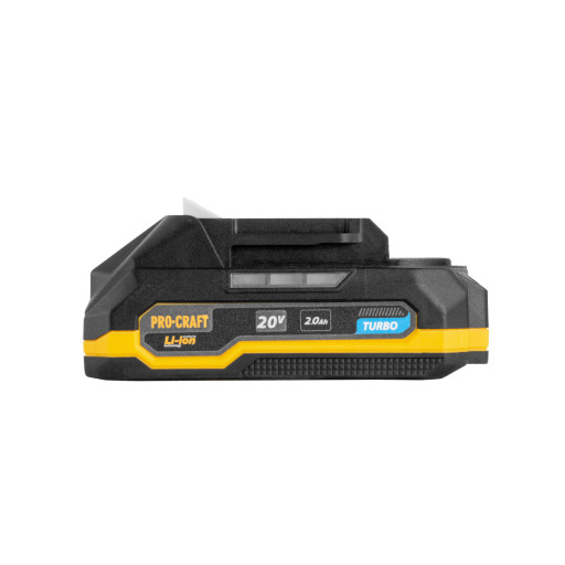 Sada baterie 20V 2Ah (2 ks) + 1 nabíječka Procraft PBC-Set 1 - 7