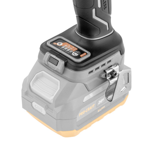 Aku rázový utahovák Procraft Industrial ID20Abb (bez baterie a nabíječky) - 10
