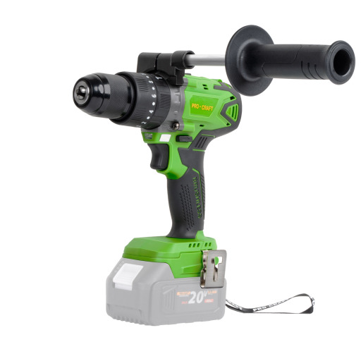 Akumulátorový príklepový vŕtací skrutkovač Procraft PA18BLbb - 6