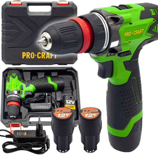 Akumulátorový vŕtací skrutkovač Procraft PA12DFR - 1