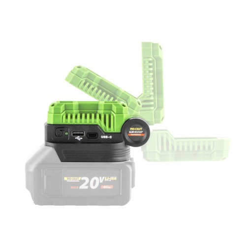 Aku skrutkovač Procraft PA18Pro s LED reflektorom LL20bb - 20
