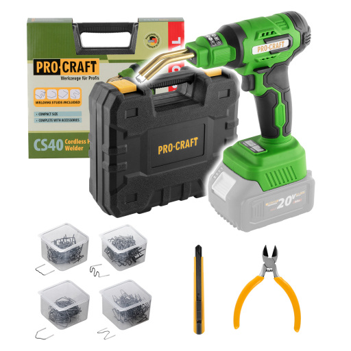 Aku zváračka plastov Procraft CS40bb (bez batérie a nabíjačky) - 1