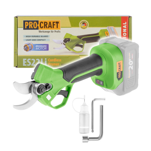 Aku nožnice na konáre Procraft ES22Li (bez batérie a nabíjačky) - 1
