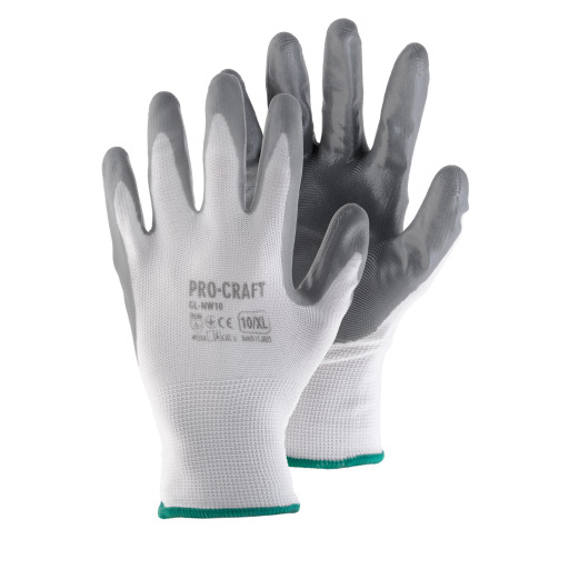Pracovní rukavice máčené v nitrilu, M Procraft GL-NW8