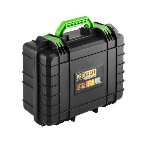 Procraft LE-4G Zelený čiarový laser, krížová samonivelačná rovina - 8