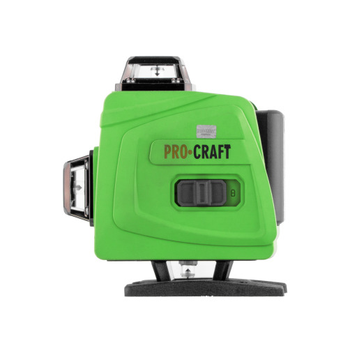 Procraft LE-4G Zelený čiarový laser, krížová samonivelačná rovina - 4