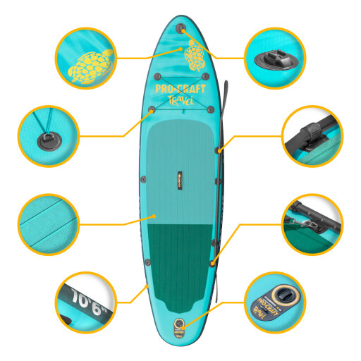 Paddleboard SET Procraft Travel SUP320 - 9