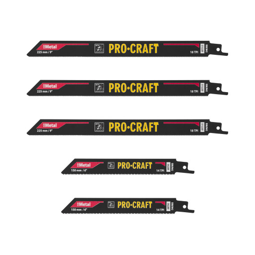 Sada pílových plátkov do chvostovej píly Procraft SB12 - 5