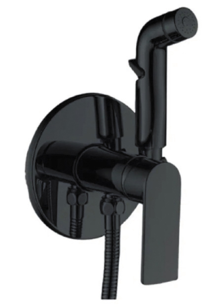 Bidetová batéria s bidetovou sprškou MIXXUS PREMIUM ALEX 002 (INNER) BLACK, čierna - 1