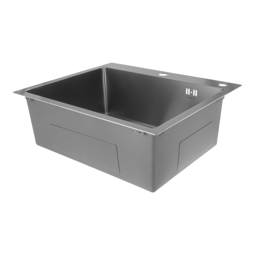 Nerezový dřez MIXXUS MH6050 DECOR SS COLOR se sifonem, nerez - 2