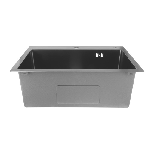Nerezový drez MIXXUS MH6050 DECOR GRAPHITE so sifónom, grafitový - 2