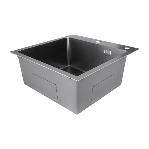 Nerezový drez MIXXUS MH5045 SS COLOR so sifónom, nerezový - 3