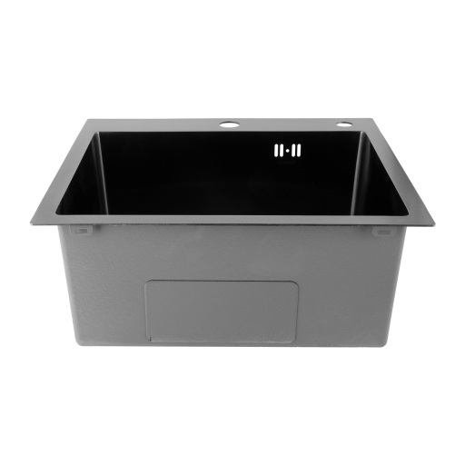 Nerezový drez MIXXUS MH5045 GRAPHITE so sifónom, grafitový - 2