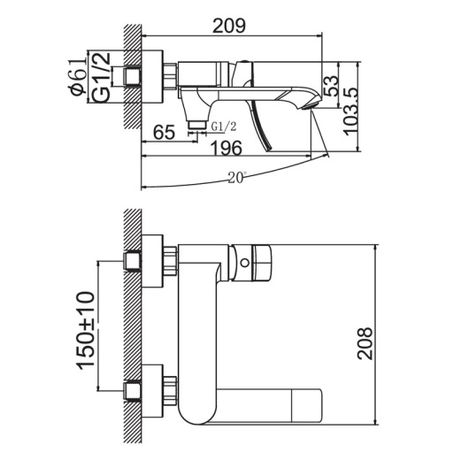 Vaňová batéria MIXXUS PREMIUM BOLERO 009 - 10