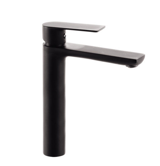 Vysoká umývadlová batéria MIXXUS PREMIUM ALEX 001 HIGH BLACK, čierna - 1