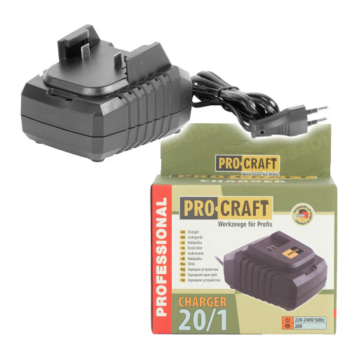 Nabíjačka pre 20V Li-ion akumulátory Procraft 20/1 - 1