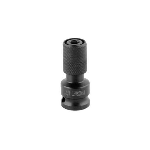 Adaptér (redukcia) z 1/2" štvorhranu na bity 1/4" pre rázové uťahováky - 1