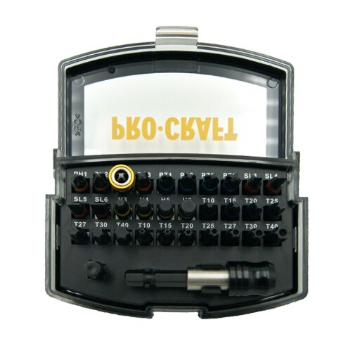 Aku skrutkovač Procraft PA12Pro DFR-2B-C so sadou bitov BS-32 - 12