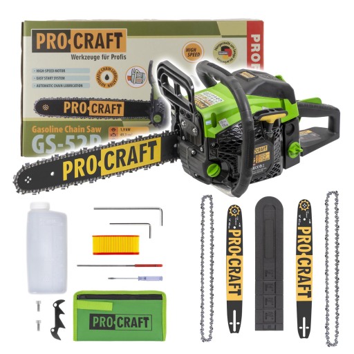Procraft GS-52P Benzínová reťazová píla - 1