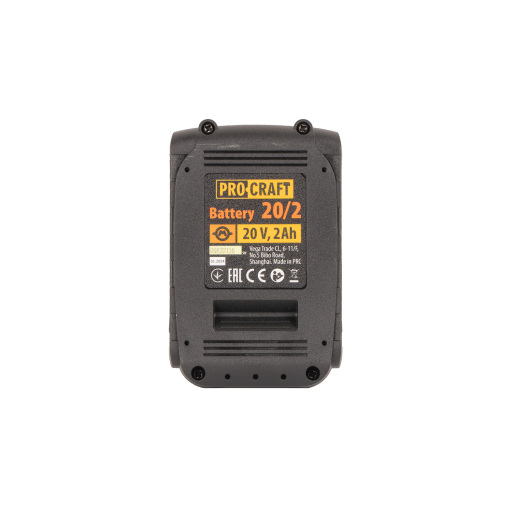 Akumulátor 20V Li-ion, 2000mAh Procraft 20/2A - 4