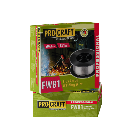 Zvárací drôt Procraft FW81 s tavnou trubicou - 1