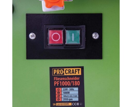 Procraft PF1000/180 Elektrická rezačka na dlaždice - 6