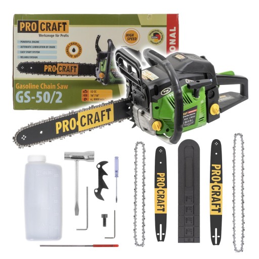 Procraft GS-50/2 Benzínová reťazová píla - 19