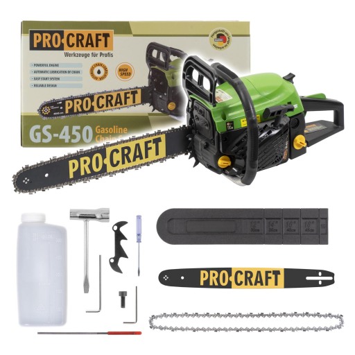 Benzínová reťazová píla Procraft GS-450 - 2