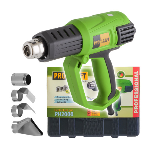 Teplovzdušná pištoľ PROCRAFT PH2000 - 1
