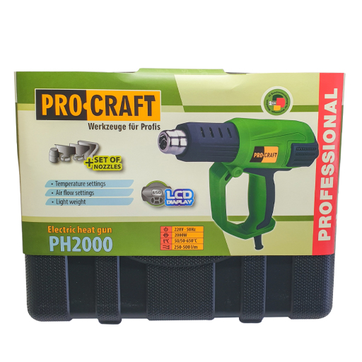 Teplovzdušná pištoľ PROCRAFT PH2000 - 8