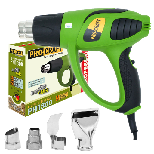 Teplovzdušná pištoľ PROCRAFT PH1800 - 1