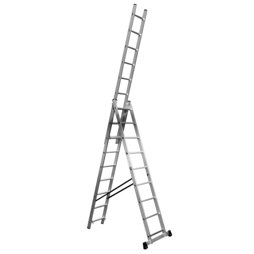 Trojdielny hliníkový rebrík 3x9 Procraft PLA3.592 - 3