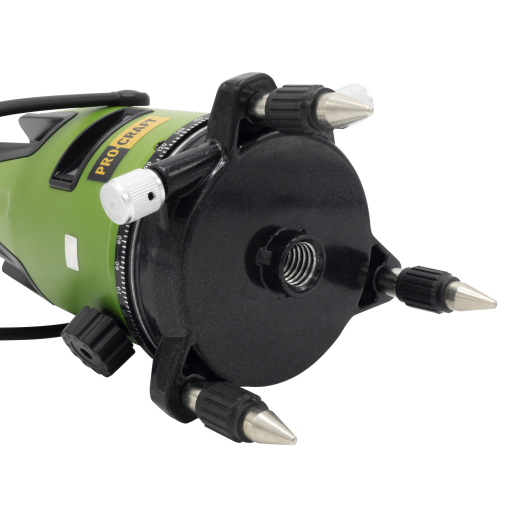 Procraft LE-3D Zelený čiarový laser, krížová samonivelačná rovina - 8