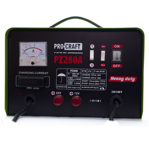 Nabíjačka autobatérií so štartovacím napájaním Procraft PZ280A - 7