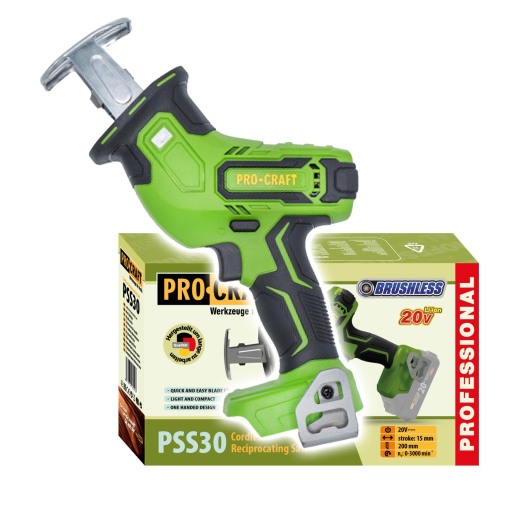 Akumulátorová píla chvostová Procraft PSS30bb (bez akumulátora a nabíjačky) - 7